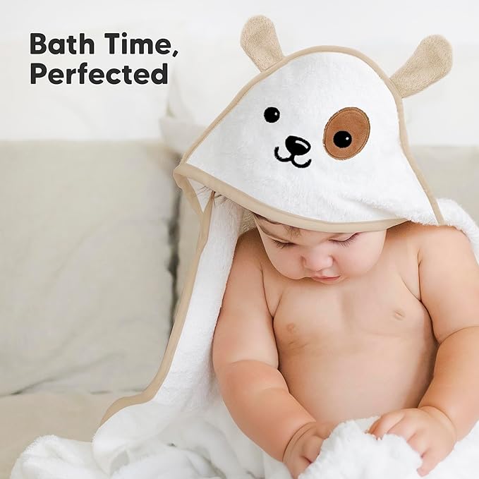 KeaBabies Hooded Baby Towel for Newborn - Viscose Derived from Bamboo Large Baby Bath Towels with Hood for Boys, Girls, Toddler, Extra Absorbent & Soft Newborn Bath Essentials (Unicorn, Regular)