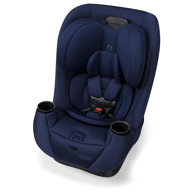 Maxi-COSI Pria 3-in-1 Convertible Car Seat, Infant to Toddler Car Seat, Easy-Install Harness, Machine-Washable Cover, 5-100 lbs, Seafaring