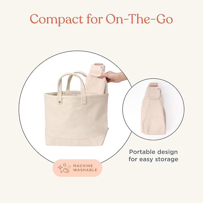 Ergobaby Upsie Hip Sling – Natural Beige Baby Carrier – Lightweight, Adjustable Sling for Toddlers – Breathable & Ergonomic Design