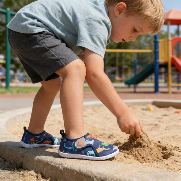 FEETCITY Baby Boys Girls First Walking Shoes Infant Sneakers Crib Shoes Breathable Lightweight Slip On Shoes