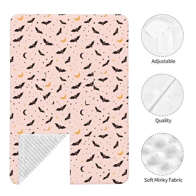 Halloween Bat Baby Car Seat Canopy Nursing Cover for Newborn Car Seat Breastfeeding Covers Blanket Newborn Shower Gift