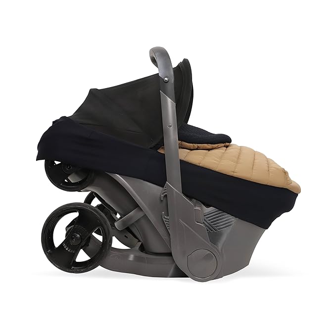Little Unicorn Winter Car Seat Cover | Premium Insulated Fabric | Universal Fit & Easy to Install | Travel Bag Included (Ginger)