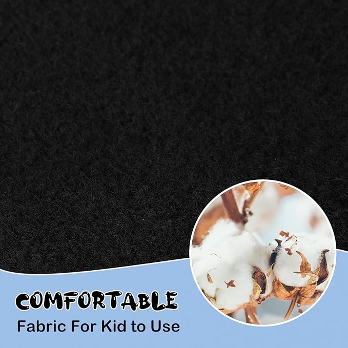 Riakrum 4 Pcs Baby Car Seat Belt Covers Soft Car Seat Straps Shoulder Pads for Kid Infant Stroller Strap Covers Safety Belt Cushion Pads for Boy and Girl(Black,10.63 x 4.33 Inch)