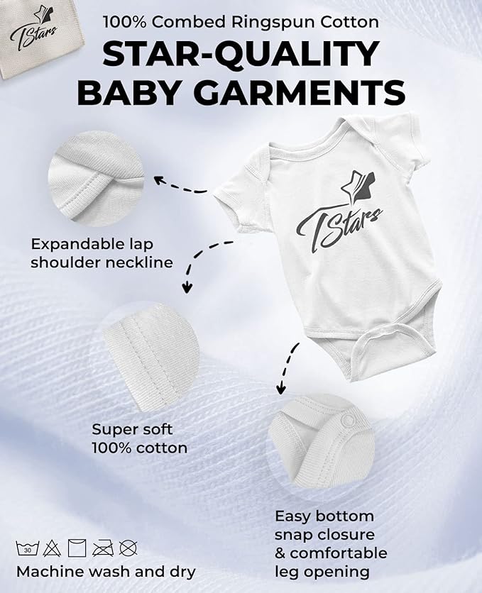 Tstars I Have the Best Mom Ever Baby Bodysuit Newborn Outfit Gift for Baby Shower or First Mother's Day