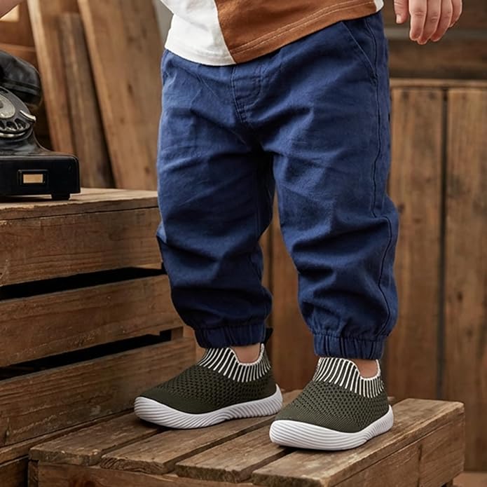 MORENDL Baby Toddler Walking Socks Non-Slip Breathable Unisex Casual Sneakers