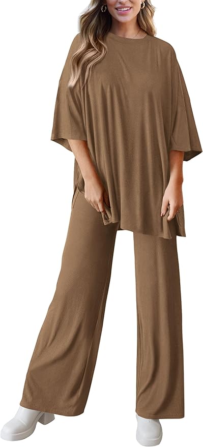 PRETTYGARDEN Two Piece Sets for Women Summer Fashion Lounge Matching Set 2026 Spring Travel Vacation Airport Outfits Clothing
