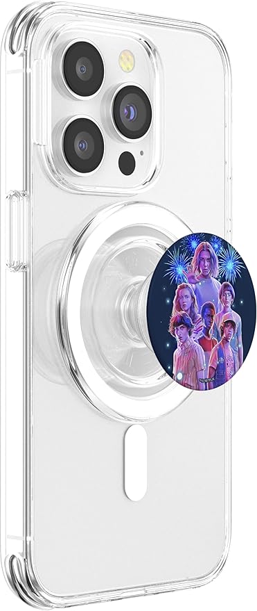 Stranger Things Group Shot Fireworks PopSockets PopGrip for MagSafe