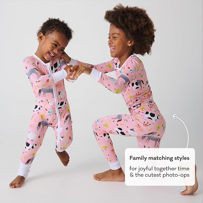 Little Sleepies Pajamas for Baby Boys & Girls, Viscose from Bamboo Baby Pajamas, Preemie & Newborn Sleepers, 2-Way Zipper PJs