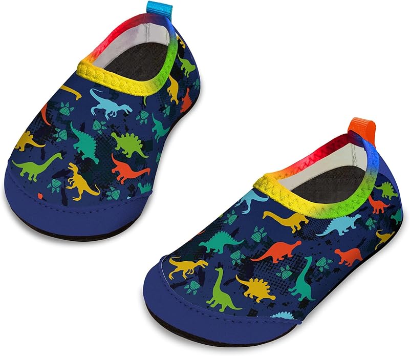 Baby Boys and Girls Swim Water Shoes Barefoot Aqua Socks Non-Slip for Beach Pool Toddler Kids