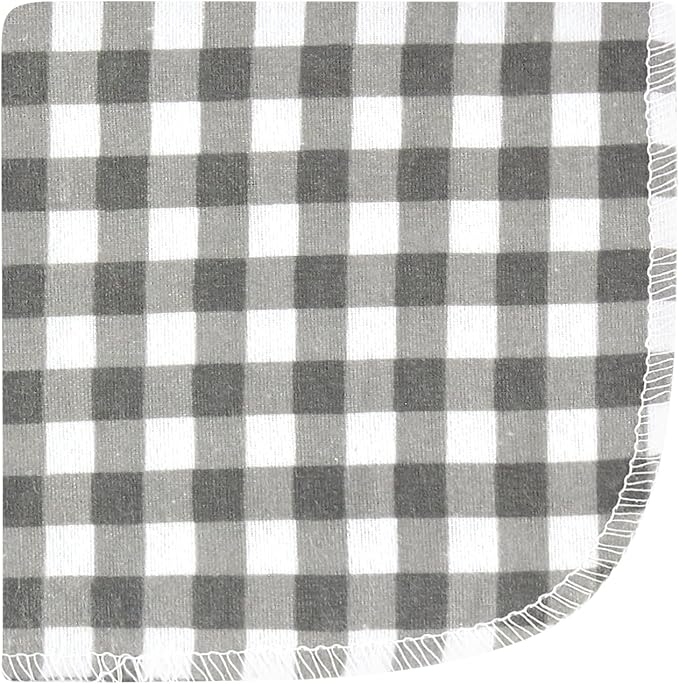 Hudson Baby Unisex Baby Flannel Washcloths, Farm Friends Pink 10Pk, One Size