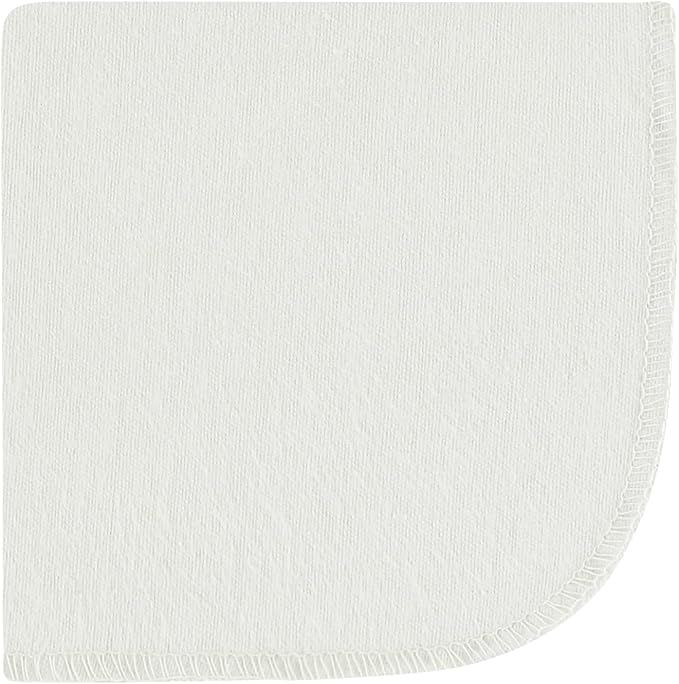 Hudson Baby Unisex Baby Flannel Washcloths, Neutral New Elephant 10Pk, One Size