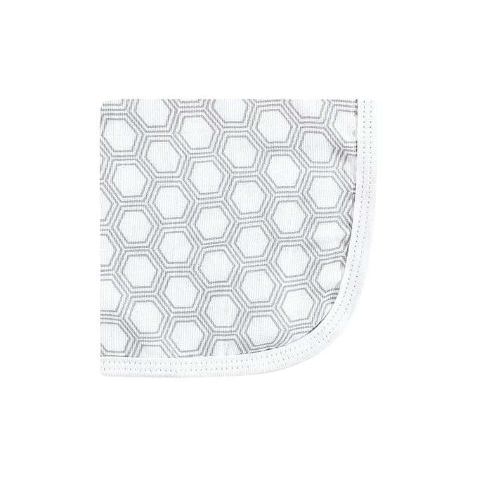 Hudson Baby Unisex Baby Cotton Muslin Washcloths, Bees, One Size