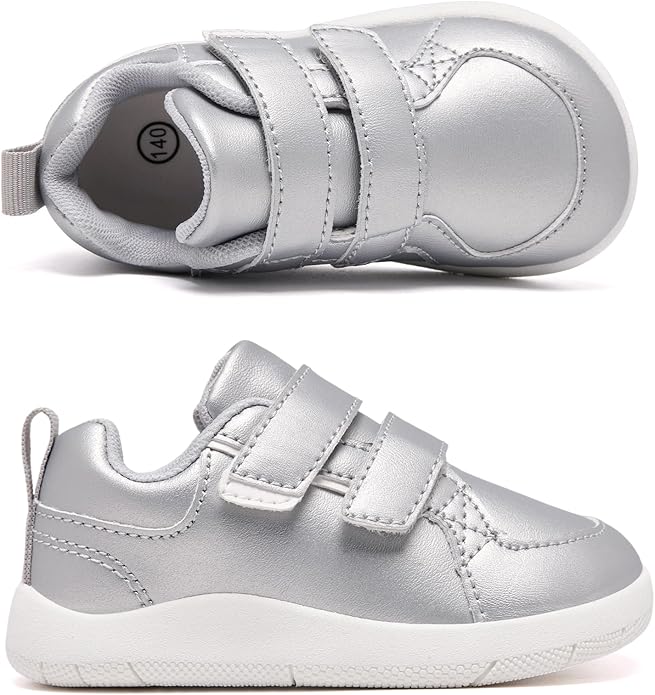 MORENDL Boys & Girls Walking Shoes 0-4 Years Baby Wide Toe Box Barefoot Shoes Toddler Sneakers