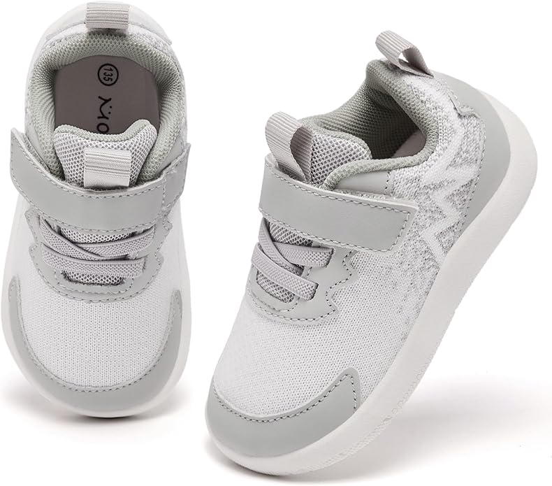 MORENDL Wide Toddler Shoes Baby Walking Shoes Boys & Girls Barefoot Sneakers Zero Drop Comfort Tennis Running Outdoor Activities