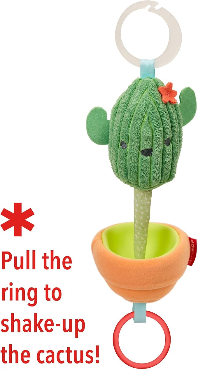 Skip Hop Baby Stroller Toy, Farmstand Grow & Play Jitter, Cactus