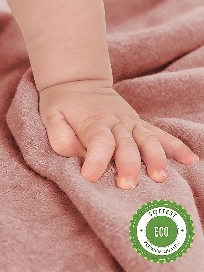HIPHOP PANDA Baby Washcloths, Rayon Made from Bamboo - 2 Layer Ultra Soft Absorbent Newborn Bath Face Towel - Reusable Baby Wipes for Delicate Skin - Pastel Macaron, 6 Pack