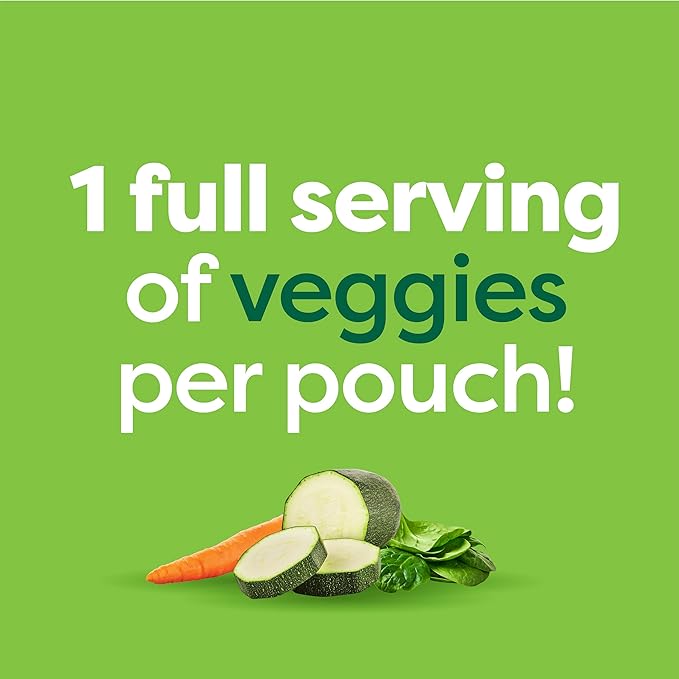 Beech-Nut Baby Food Pouches Variety Pack, Veggie Purees, 3.5 oz (18 Pack)