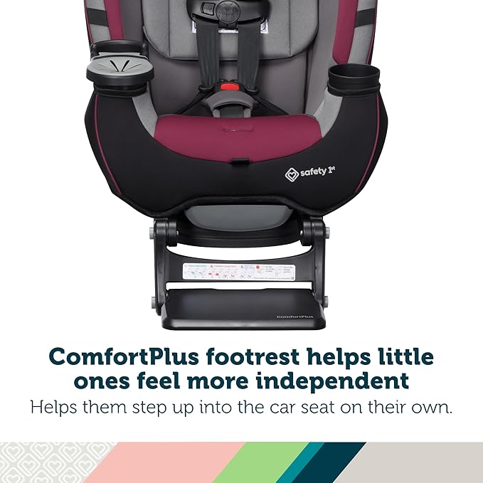 Safety 1st Grow and Go Extend ‘n Ride LX All-in-One Convertible Car Seat, Winehouse