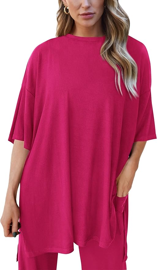 PRETTYGARDEN Two Piece Sets for Women Summer Fashion Lounge Matching Set 2026 Spring Travel Vacation Airport Outfits Clothing