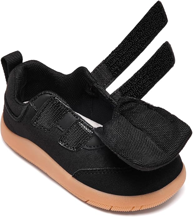 MORENDL Boys & Girls Walking Shoes 0-4 Years Baby Wide Toe Box Barefoot Shoes Toddler Sneakers