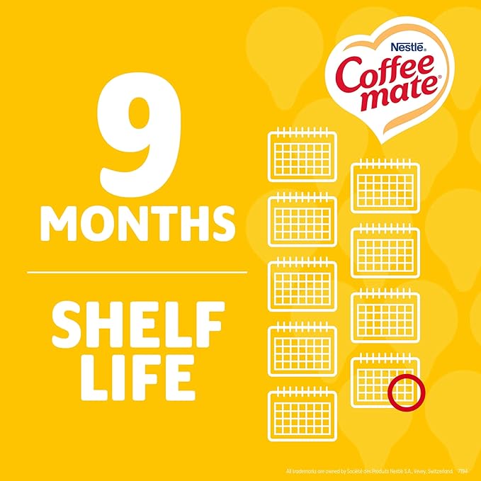 Nestle Coffee mate Coffee Creamer, Hazelnut, Liquid Creamer Singles, Non Dairy, No Refrigeration, 0.375 fl oz Tubs (Pack of 200)