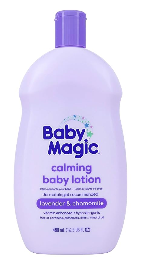 Baby Magic Calming Lotion | Helps Comfort and Relax Before Bedtime | Lavender & Chamomile | 16.5 fl oz. (6 Pack)