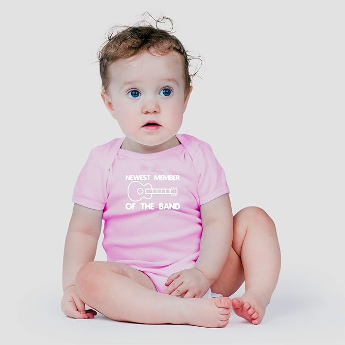 AW Fashions New Member Of The Band Baby Bodysuit Funny Family Newborn Outfit for Boys or Girls Clothing