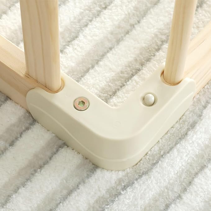 Baby Playpen Play Fence Gate Play Pen Wood Large,Playpens for Babies and Toddlers Kids Indoor,Baby Play Yards Gym
