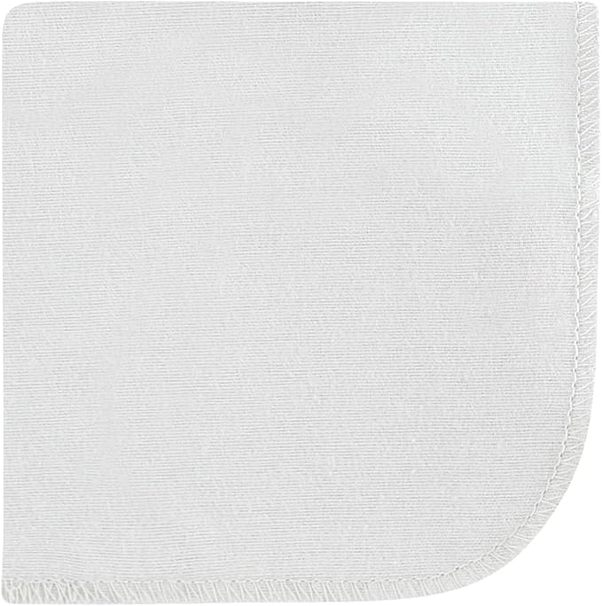Hudson Baby Unisex Baby Flannel Cotton Washcloths 12-Pack, Neutral Safari World, One Size