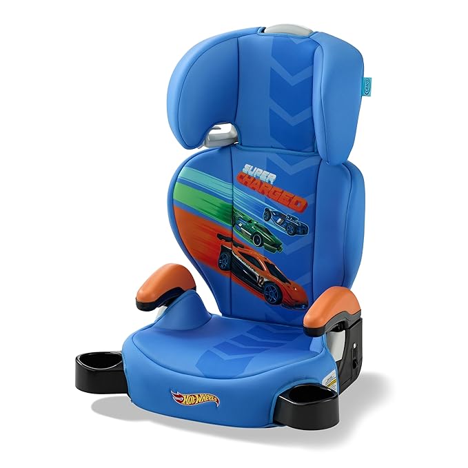 Hot Wheels x Graco Turbobooster 2.0 High Back Booster Seat, Belt Positioning Booster Car Seat for Big Kids