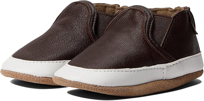Robeez Baby Boys and Unisex Soft Soles Slip-Resistant Crib Shoes Slippers Moccasins for Infant and Toddler, 0-24 Months