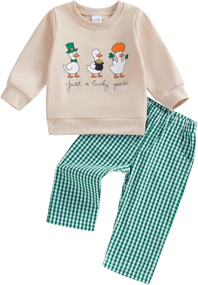 Infant Baby Boy Fall Clothes Set Funny Letter Sweatshirt Pant Outfit Toddler Winter Clothes 6 12 18 Months 2T 3T