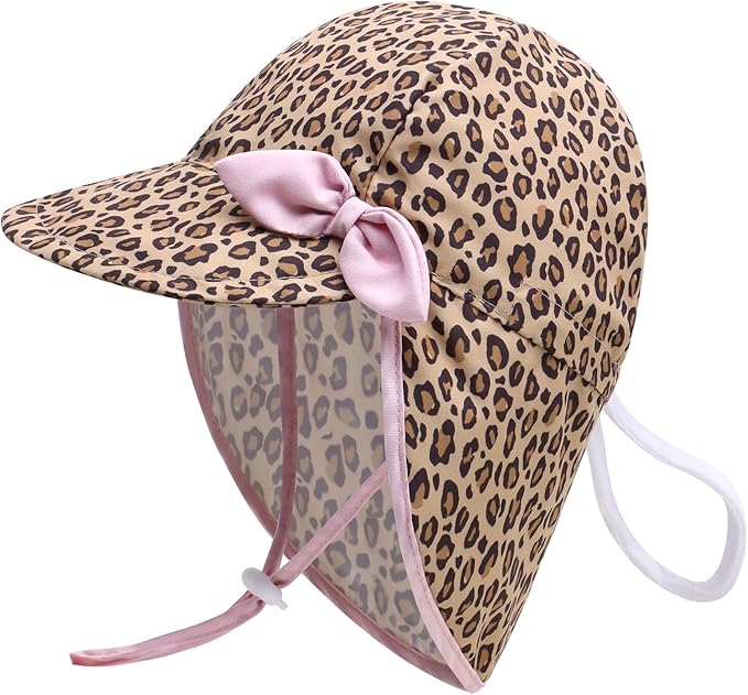 Duoyeree UPF 50+ Baby Sun Hat with Ear and Neck Protection - Toddler Beach Hat for Boys & Girls - Ideal for Summer Fun