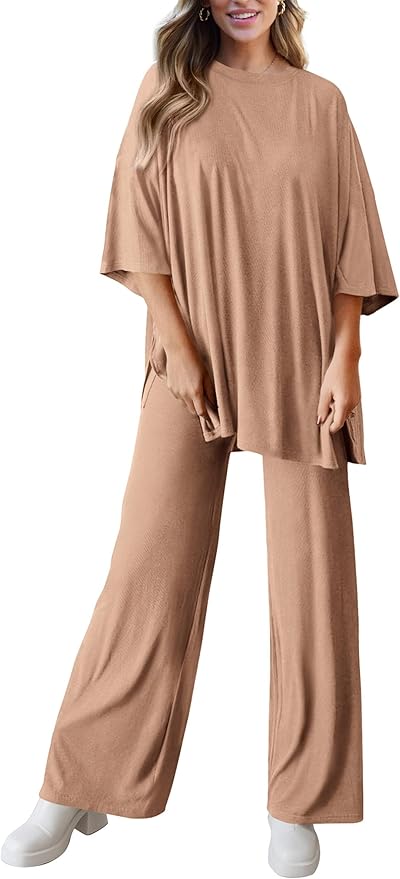 PRETTYGARDEN Two Piece Sets for Women Summer Fashion Lounge Matching Set 2026 Spring Travel Vacation Airport Outfits Clothing