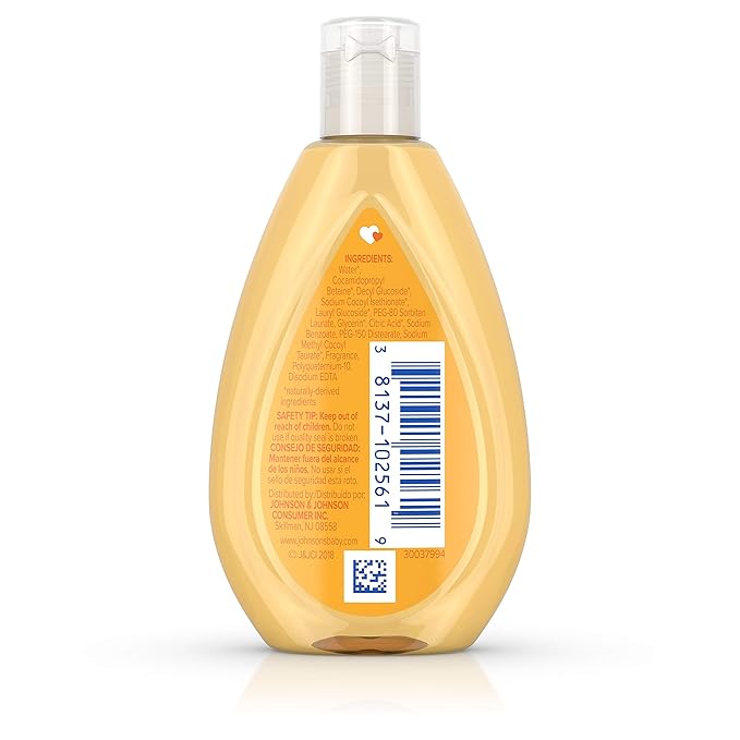 Johnson's Baby Shampoo with Gentle Tear Free Formula, Travel Size, 1.7 Fl Oz