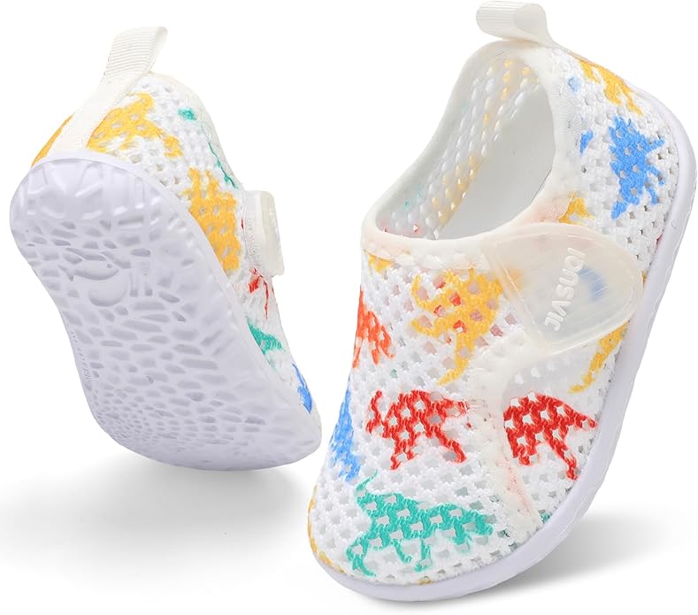 JIASUQI Baby Boys Girls Barefoot Swim Pool Water Shoes Beach Walking Sandals Athletic Sneakers