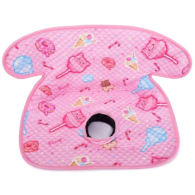 Babenest Car Seat Potty Protector Cover -Waterproof Carseat Training Liner for Baby &Toddler Shower Gift, Dry Piddle Pee Pad with Fun Designs for Strollers & Infant Car Seats (1pc Pink)