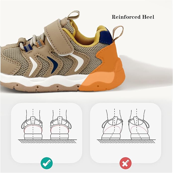 Baby Boy Girl First Walking Shoes Wide Toe Toddler Sneakers Breathable Non Slip Infant Barefoot Shoes 6 12 18 24 Months