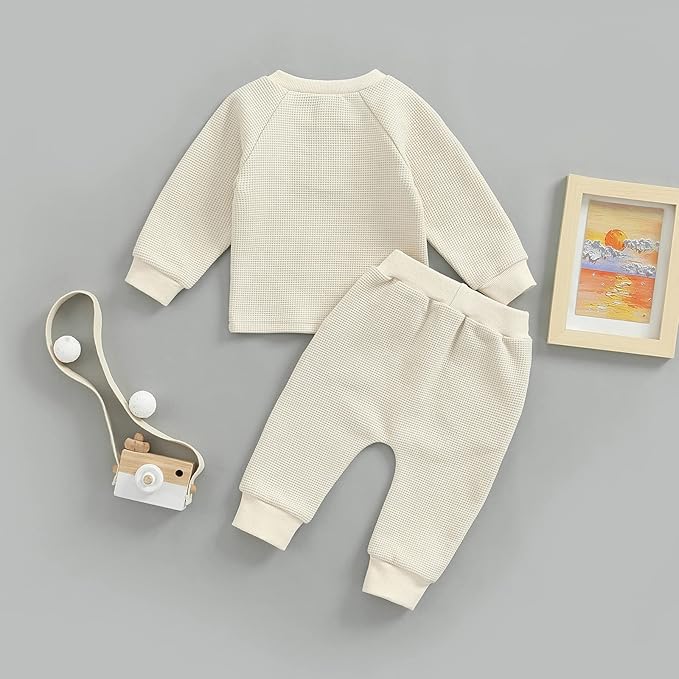 CIYCUIT Toddler Baby Boy Clothes Long Sleeve Sweatshirt Pants Set Fall Winter Outfits