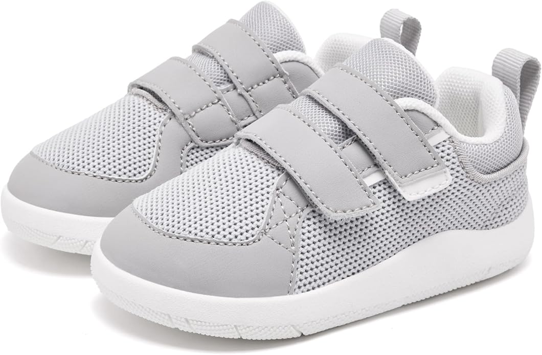 MORENDL Boys & Girls Walking Shoes 0-4 Years Baby Wide Toe Box Barefoot Shoes Toddler Sneakers