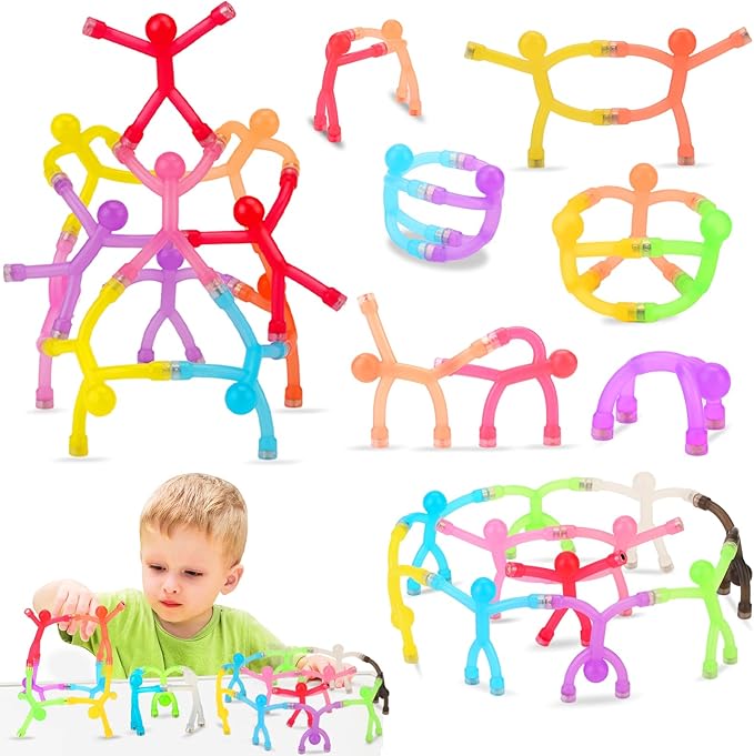 36Pcs Magnetic-People-Magnet-Men: Magnetic Travel Toys for Kids, Creative, Portable and Educational, Funny Magnets for Kids, Small Toys for Classroom Prizes, Easter Egg Stuffers, Office