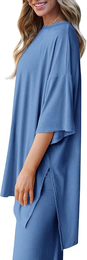 PRETTYGARDEN Two Piece Sets for Women Summer Fashion Lounge Matching Set 2026 Spring Travel Vacation Airport Outfits Clothing
