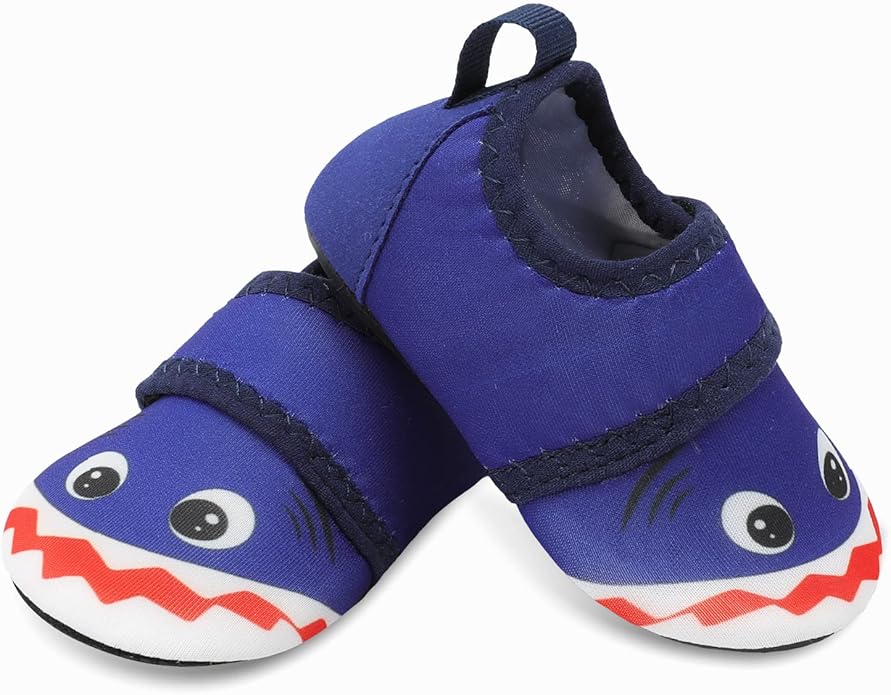 JIASUQI Baby Boys and Girls Barefoot Swim Water Skin Shoes Aqua Socks for Beach Swim Pool