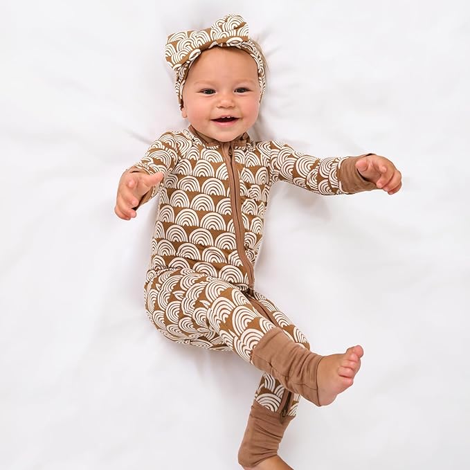 Little Sleepies Pajamas for Baby Boys & Girls, Viscose from Bamboo Baby Pajamas, Preemie & Newborn Sleepers, 2-Way Zipper PJs