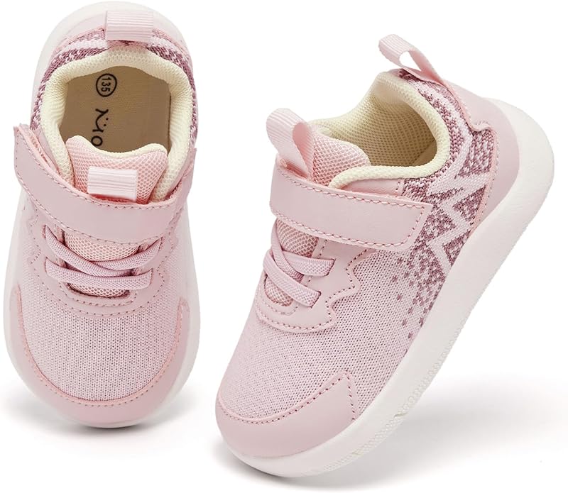 MORENDL Wide Toddler Shoes Baby Walking Shoes Boys & Girls Barefoot Sneakers Zero Drop Comfort Tennis Running Outdoor Activities