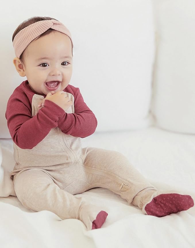 VAENAIT BABY Infant Toddler Boys Girls Modal Cotton Footed Pajamas One-Piece Romper Sleep and Play 0M-2T