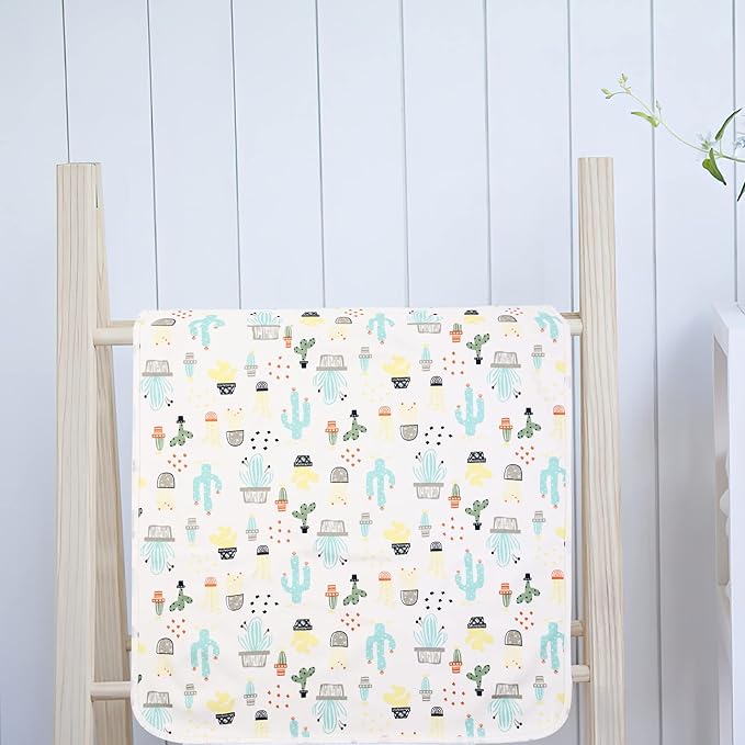 Baby Changing Pad Changing Table Pads Waterproof Large Size 37.5x27.5 Inch Portable Diaper Changing mat Liners Reusable Washable Mattress Protector for Girls & Boys 2 Pack