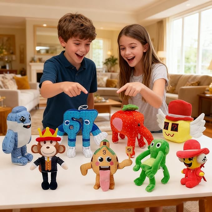 Steal a Brainrot Plush Toy,Cute Soft Stuffed Animal, Collectible Gift for Game Fans (Color C)