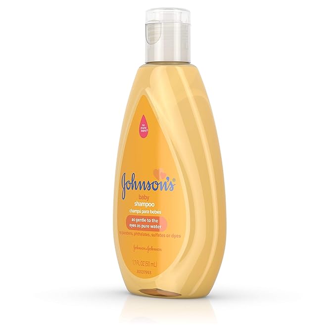 Johnson's Baby Shampoo with Gentle Tear Free Formula, Travel Size, 1.7 Fl Oz