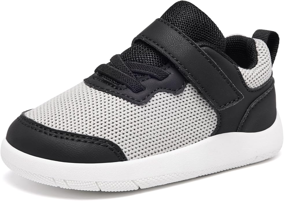 Wide Toe Box Toddler Shoes Baby First Walking Shoe Boys Girls Non-Slip Zero Drop Minimalist Tennis Sneakers